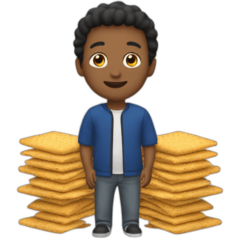 Naren with crackers emoji