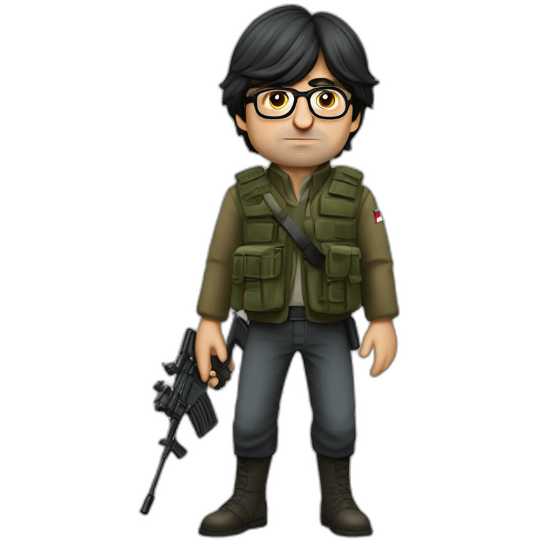 carles puigdemont as palestinian guerrilla warrior emoji