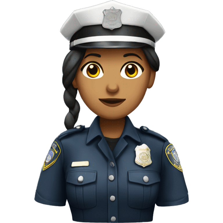 Mujer policía emoji