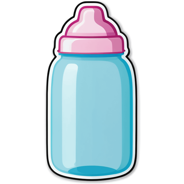 Baby drinking bottle  emoji