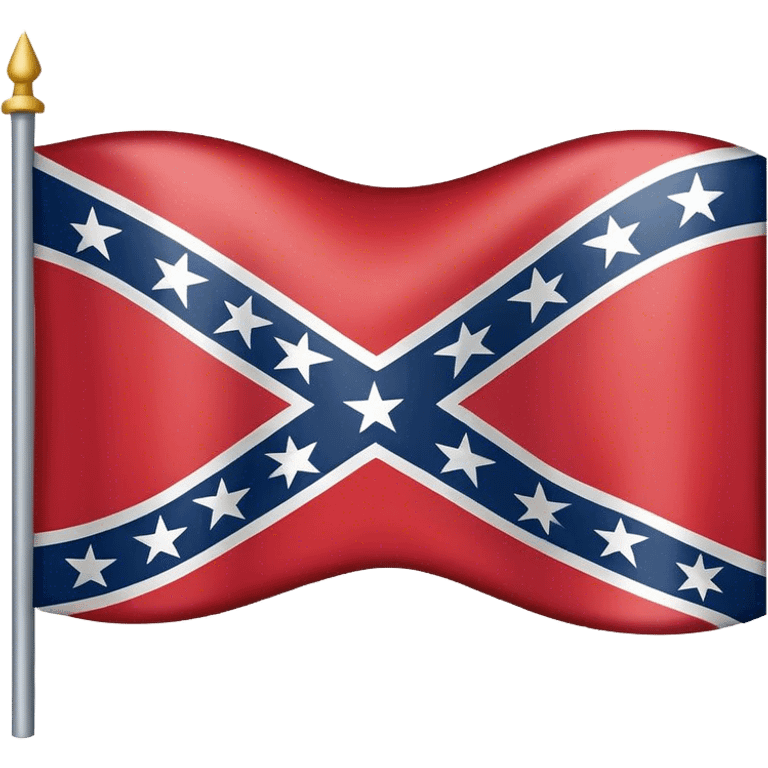 Confederate battle flag emoji