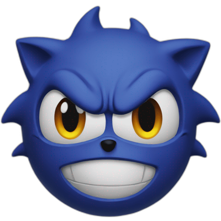 Scary sonic emoji