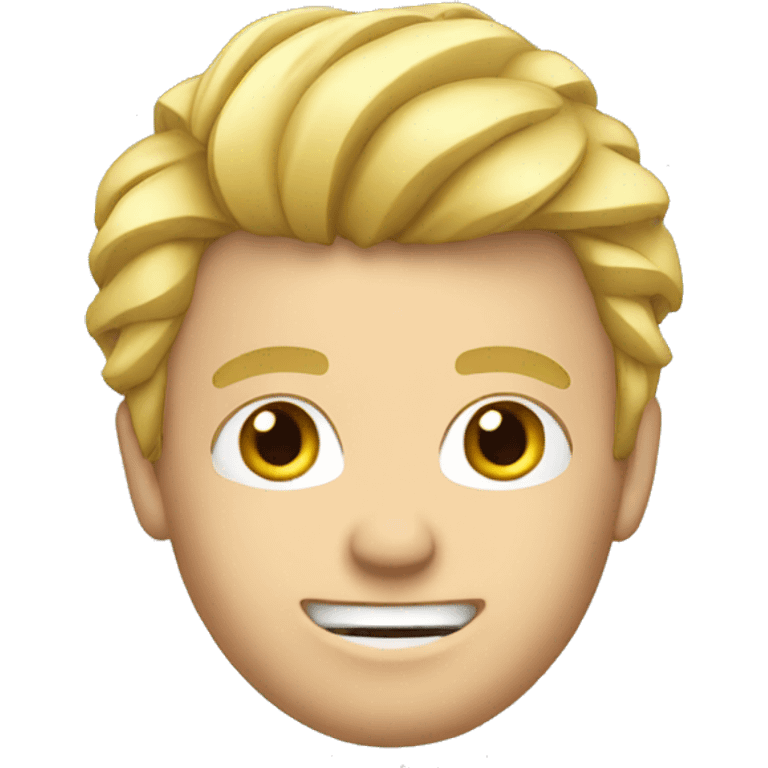 Men blond Haie emoji