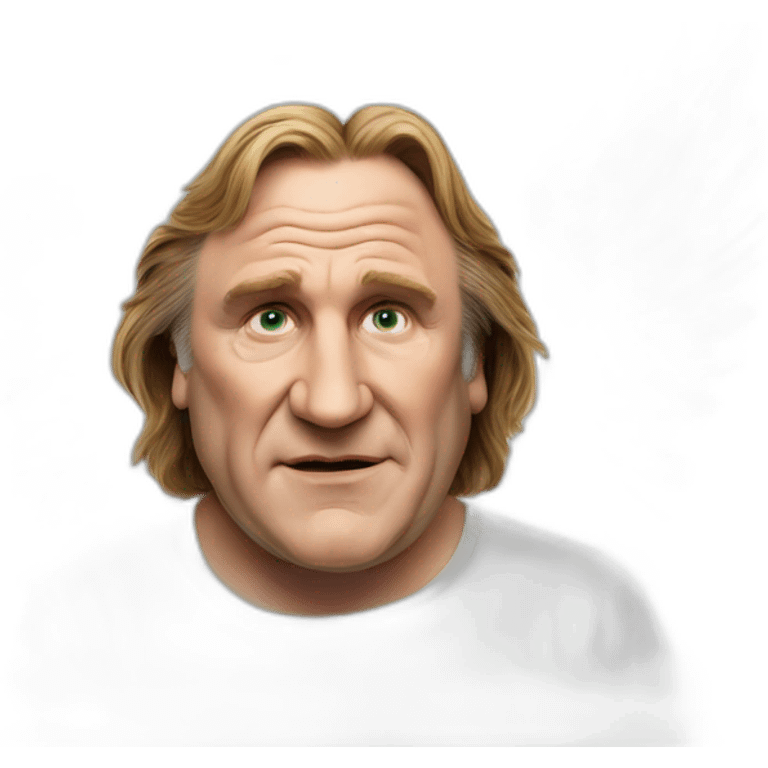 Gérard Depardieu Become an angel emoji