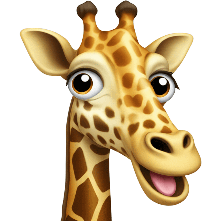 burping girafe emoji