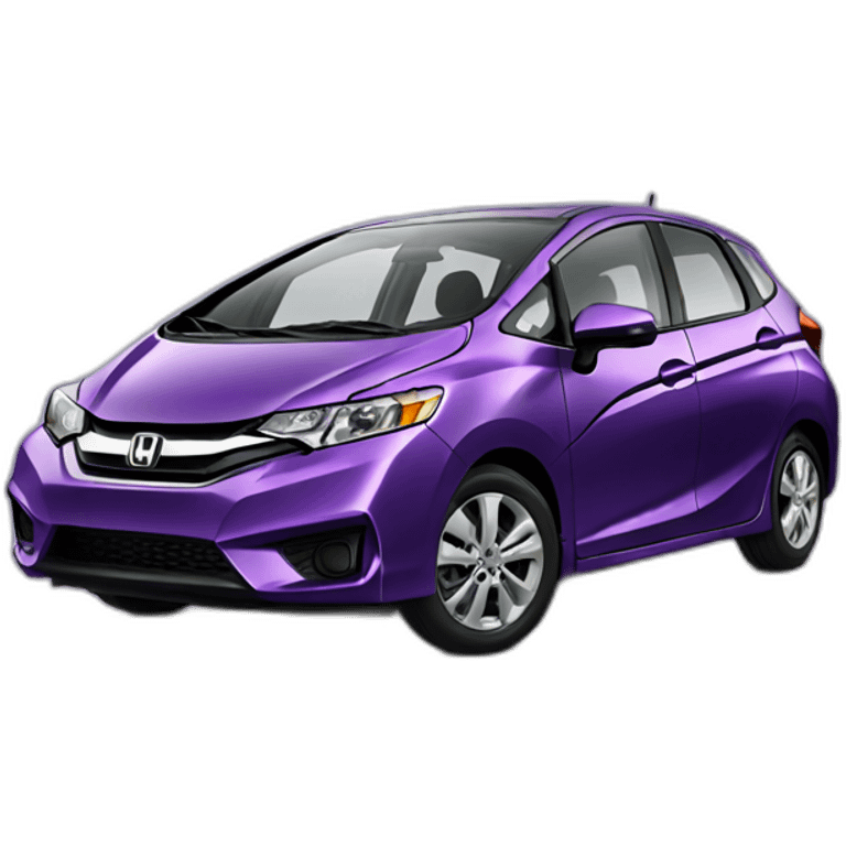 Purple Honda Fit emoji