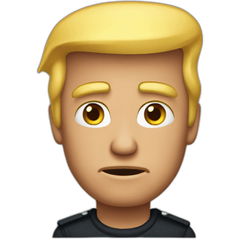 donald-trump-arrested emoji