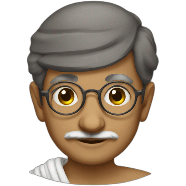 Mahathma gandhi emoji