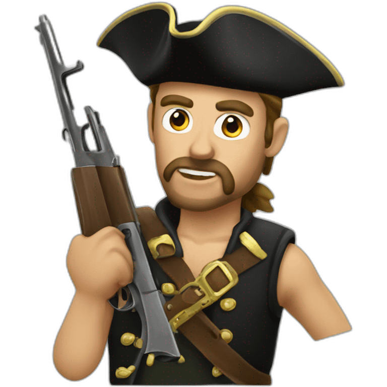 Pirates Kalashnikov emoji