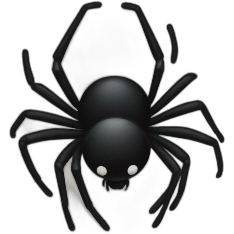 black spider emoji