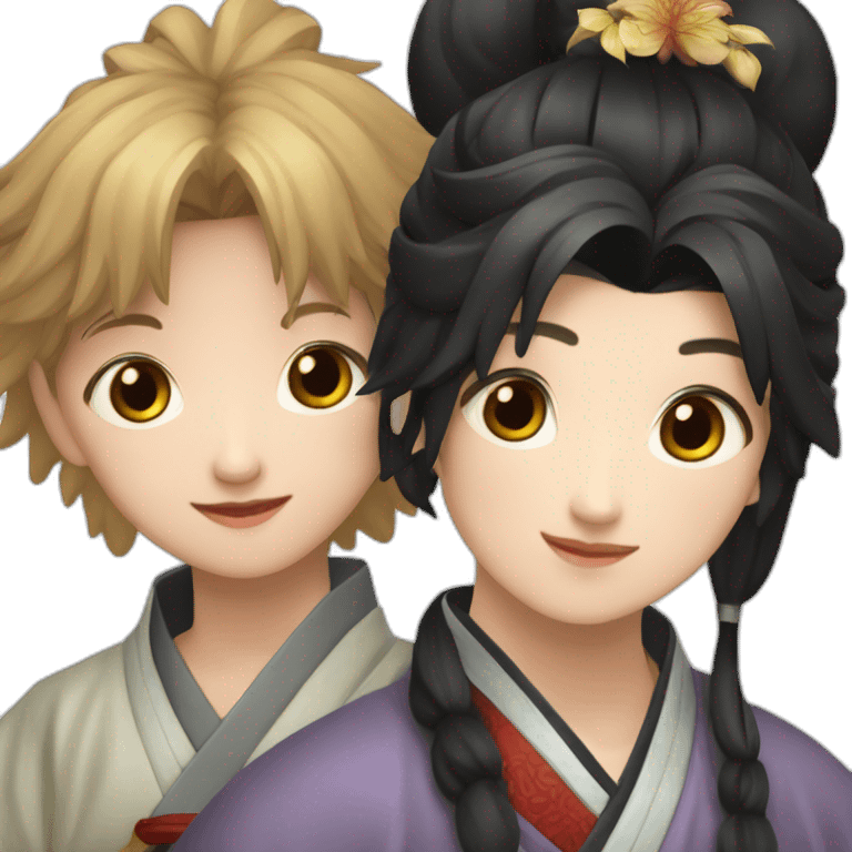 wei wuxian boy couple - mo dao zu shi emoji