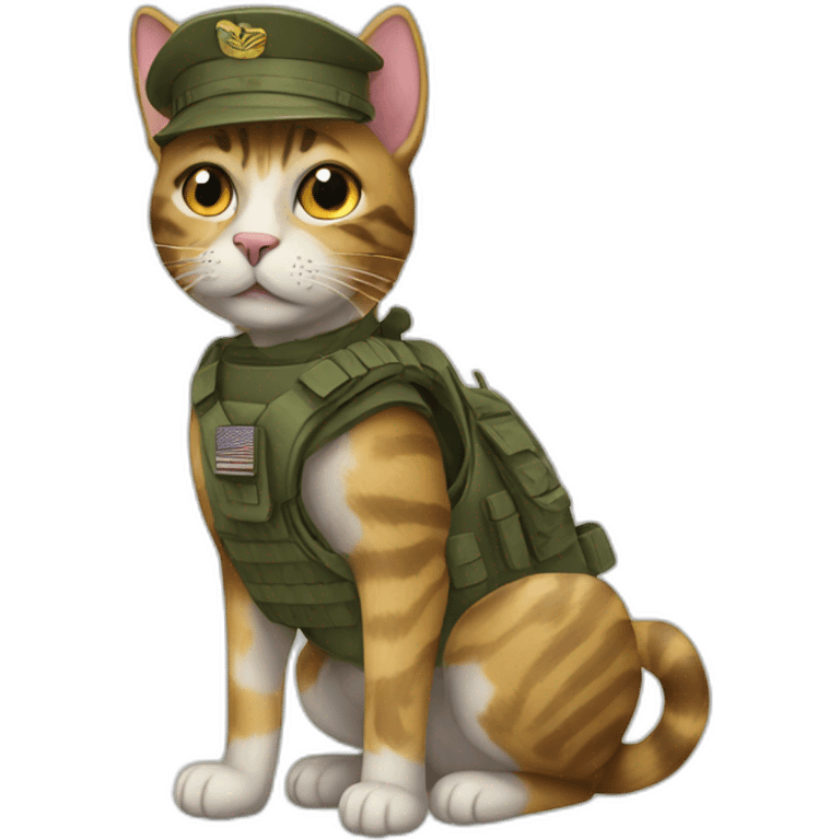 military cat emoji