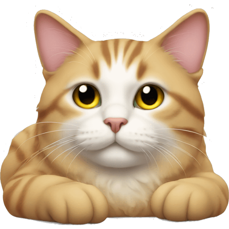 Cat chilling emoji