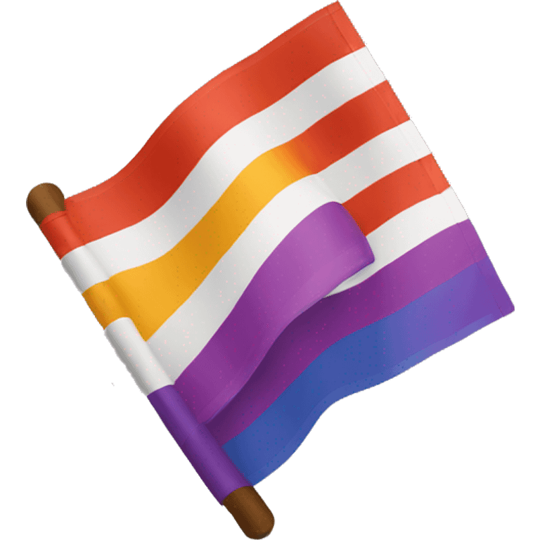 lesbian flag emoji