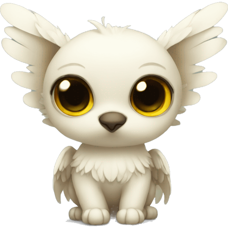 Cute cool winged animal hybrid  emoji