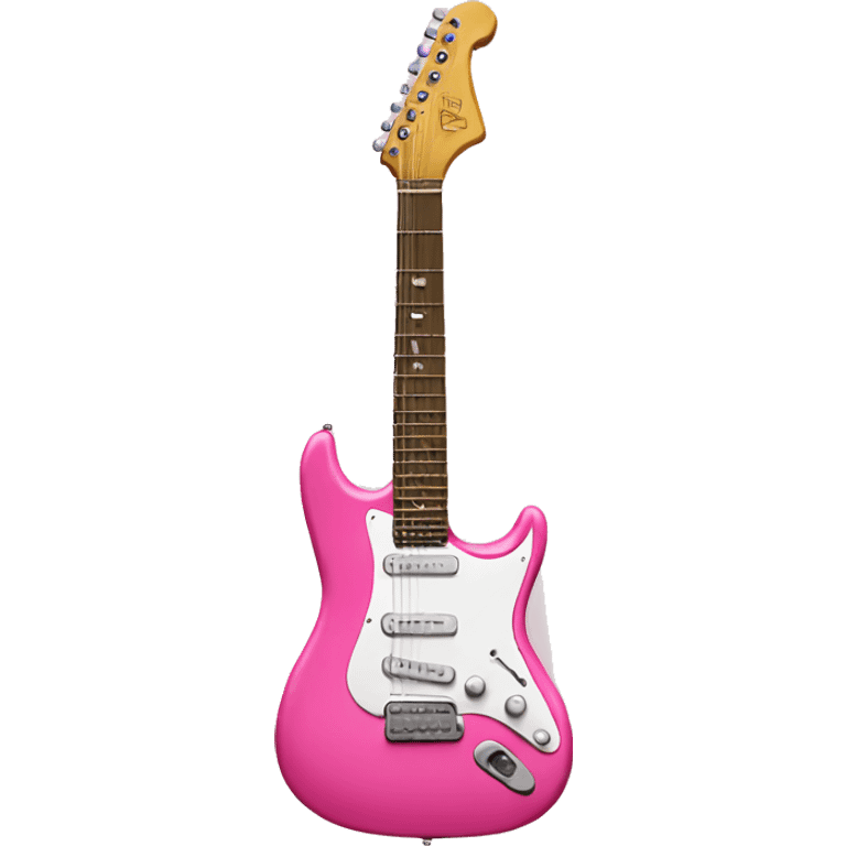 pink electric guitar emoji