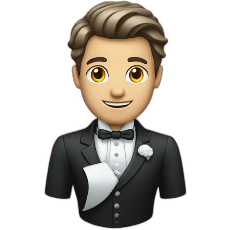 Butler mit schnurrbart emoji