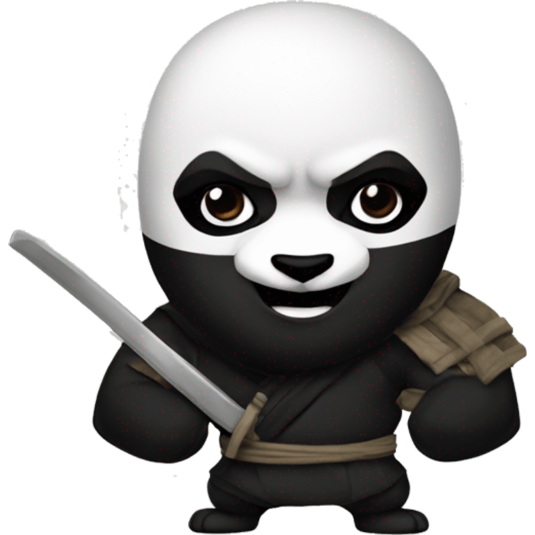 Panda ninja emoji