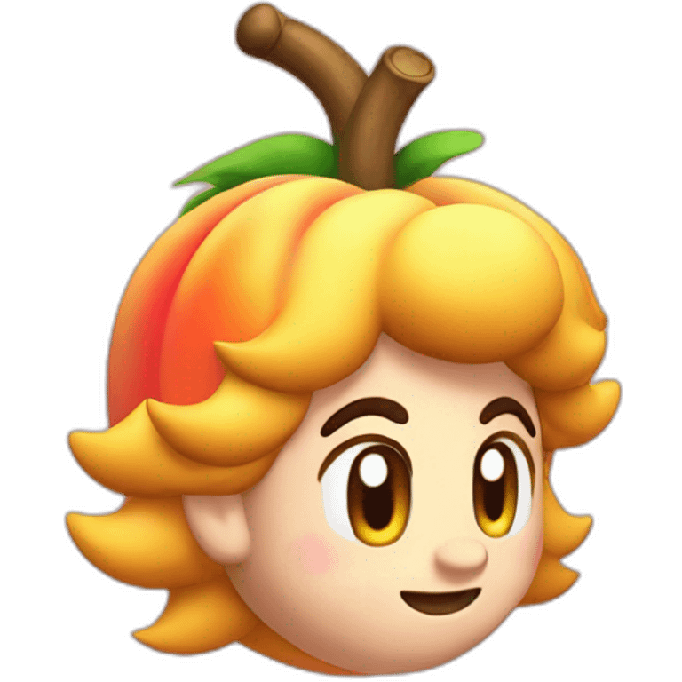 Mario love peach emoji