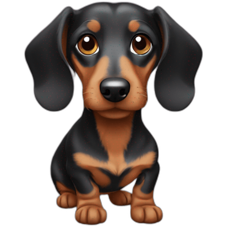 Wired-haired Dachshund emoji