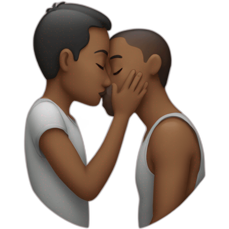 people are kissing  emoji