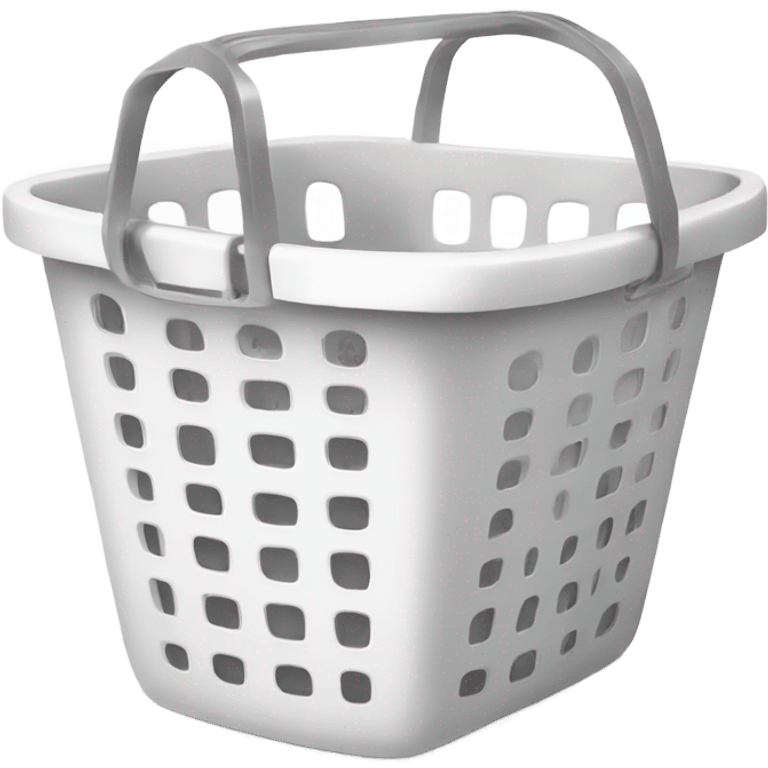 Laundry basket white  emoji