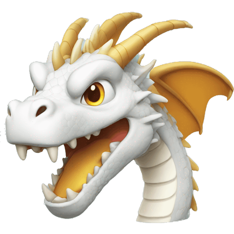 Dragon blanc emoji