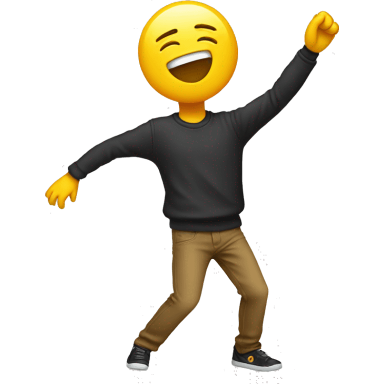 person doing the dab emoji