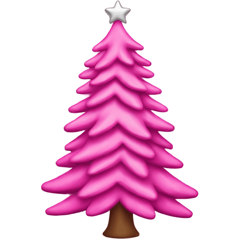 pink Christmas tree  emoji