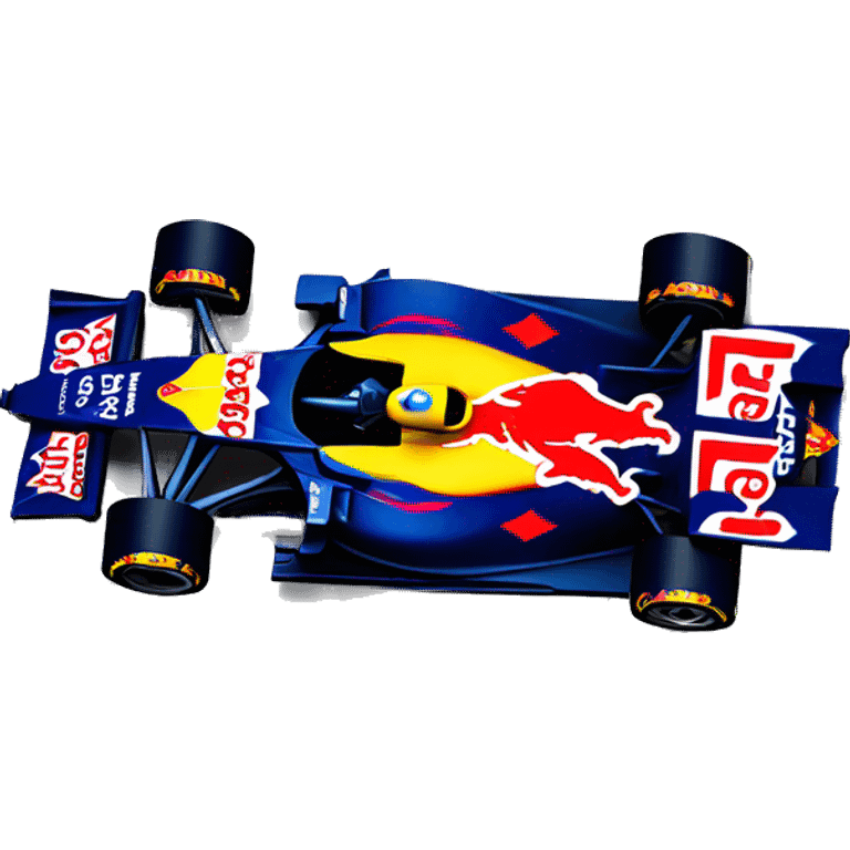 carro de formula  de redbull emoji