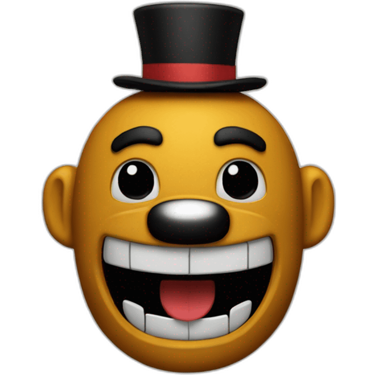 Freddy’s face from FNAF 1 emoji