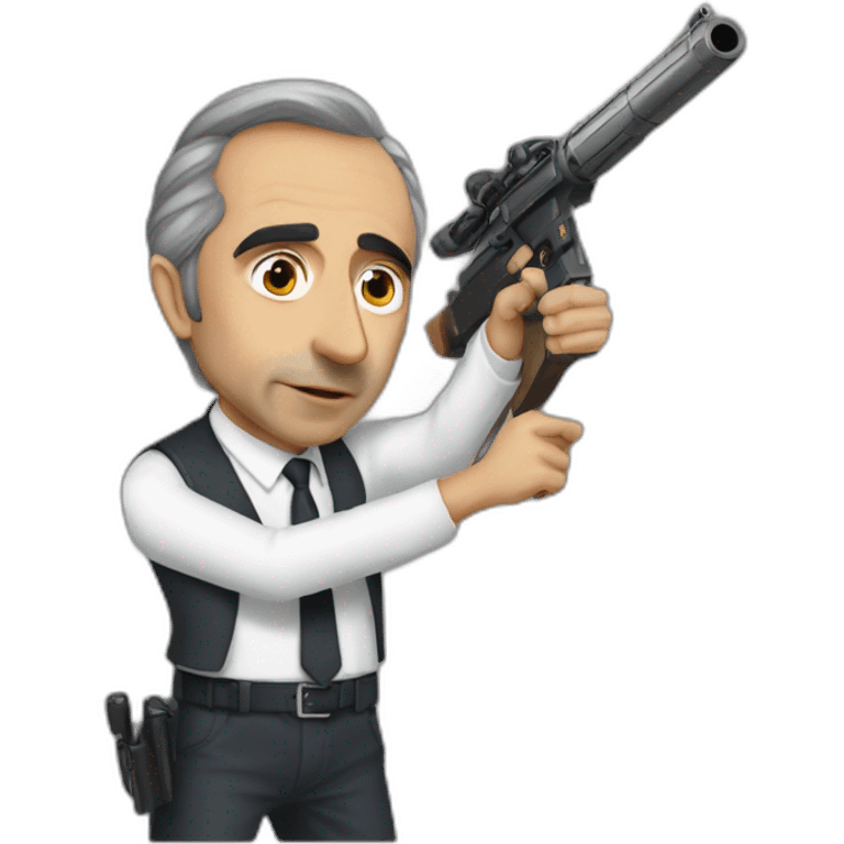 eric zemmour shooting nobody emoji