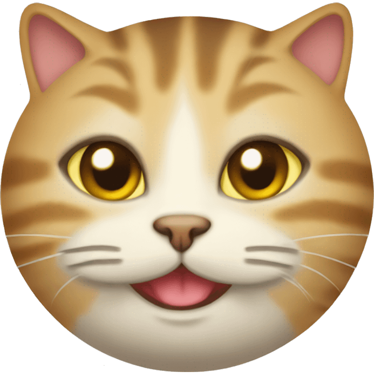 Fat tabby cat emoji