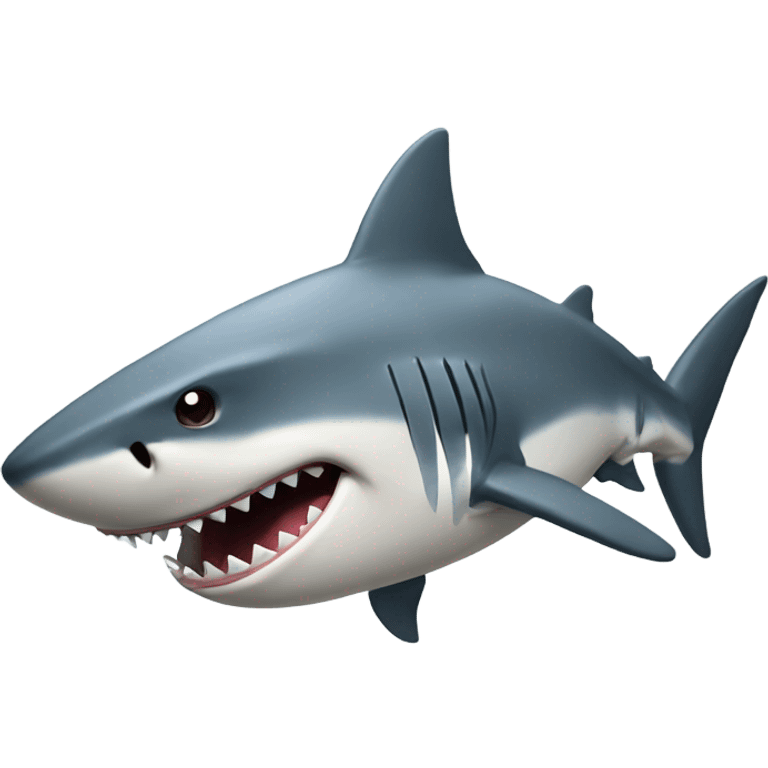 Shark which is very disgusted and looking at you like a shit  emoji