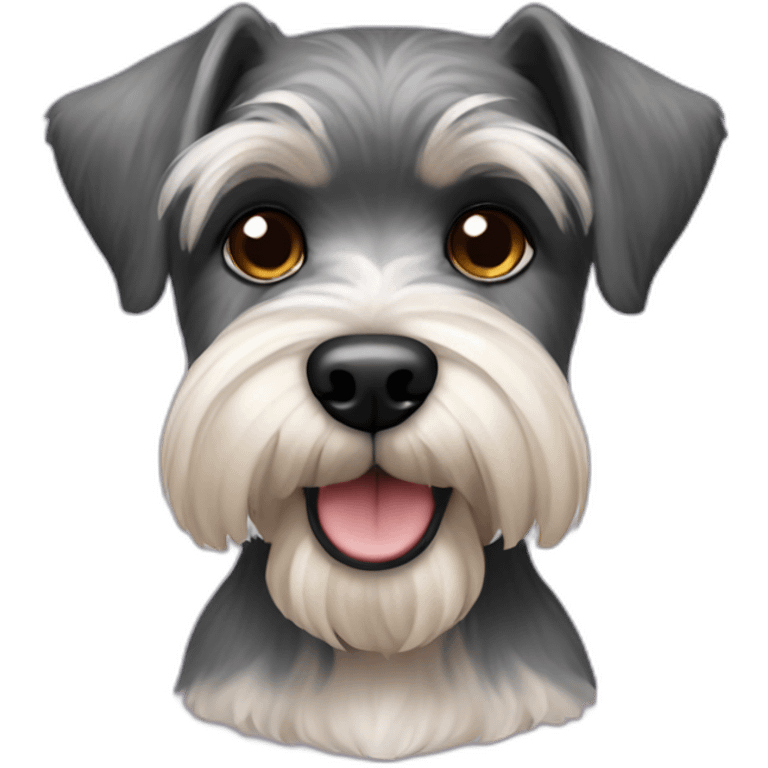 mini schnauzer shitzu emoji