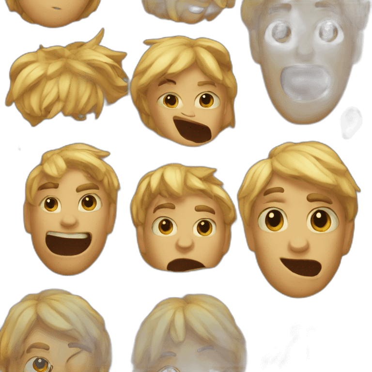 😅😮‍💨 emoji