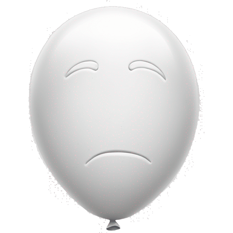 thought ballon in white emoji