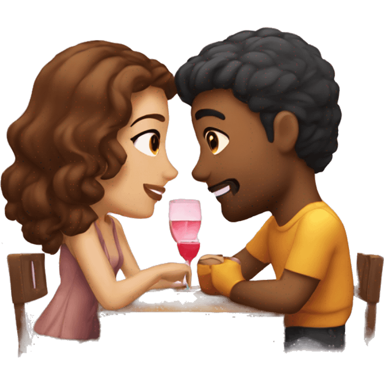 make a couple on a romantic date emoji