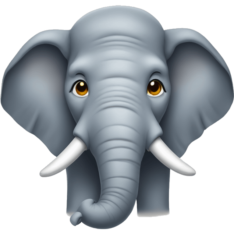 Elephant with nose ring emoji