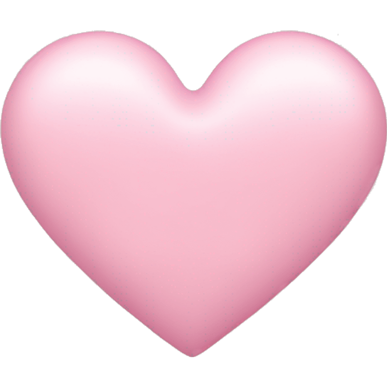 Pastel pink heart emoji