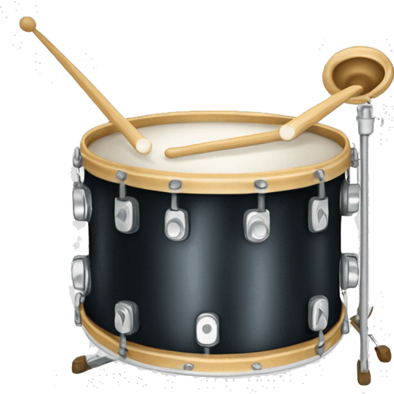 bass drum with cymbal emoji