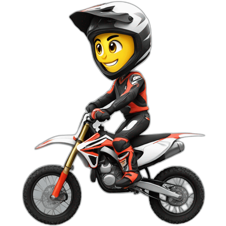 Motocross emoji