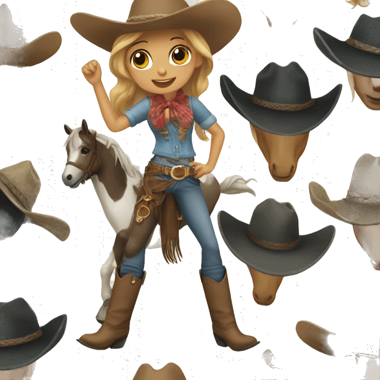 Coastal cowgirl har emoji