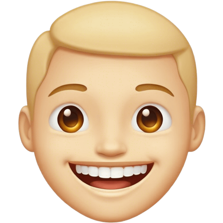 A smiling face with teeth’s  emoji