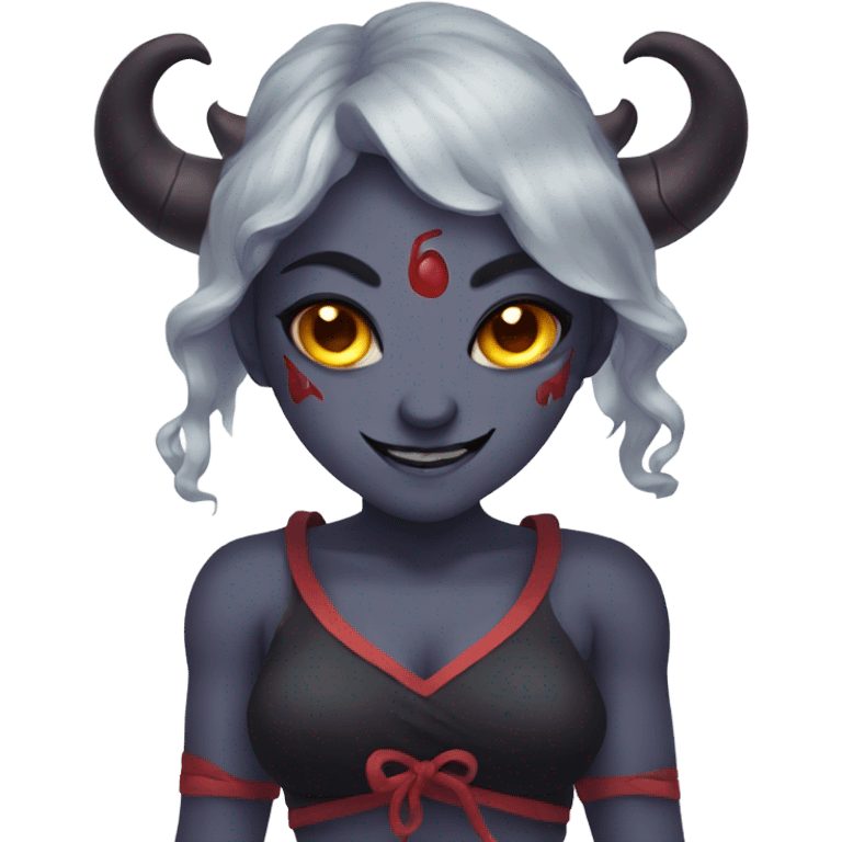 demon oni girl emoji