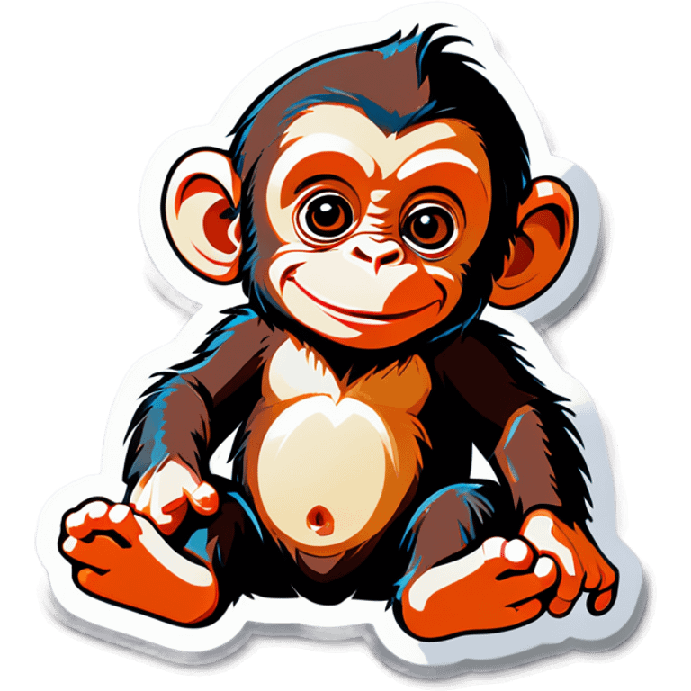 Baby chimp emoji