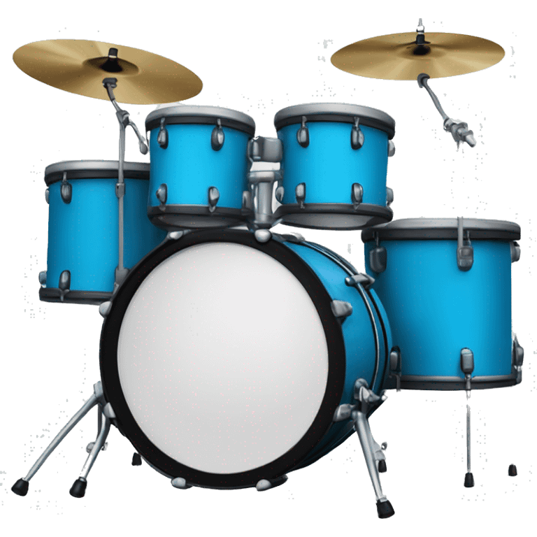 Cerulean 4 piece Drum set  emoji