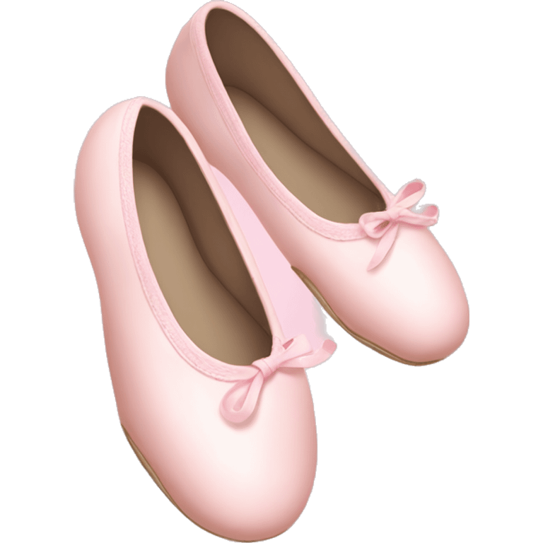 Pale pink ballet shoes emoji