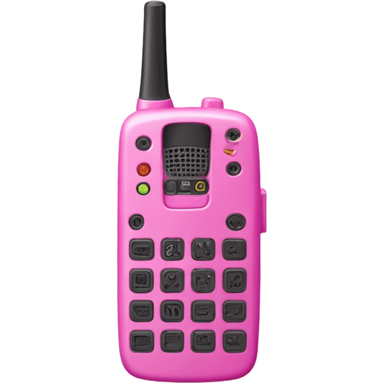 all-pink walkie talkie emoji