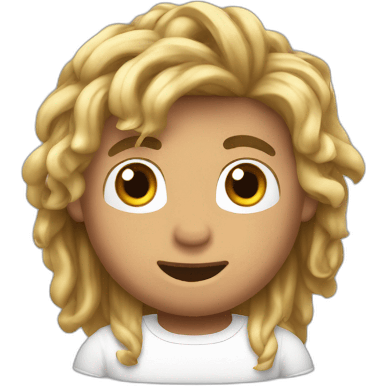 Ronaldo noddle hair emoji